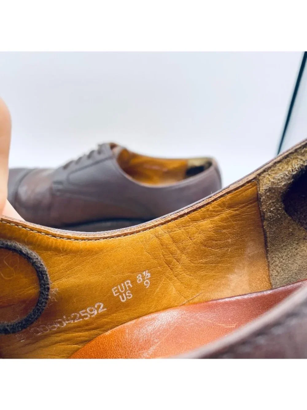 Mephisto Spinnaker Shoes Mens 9 Brown Leather Goodyear Welt Oxfords Comfort